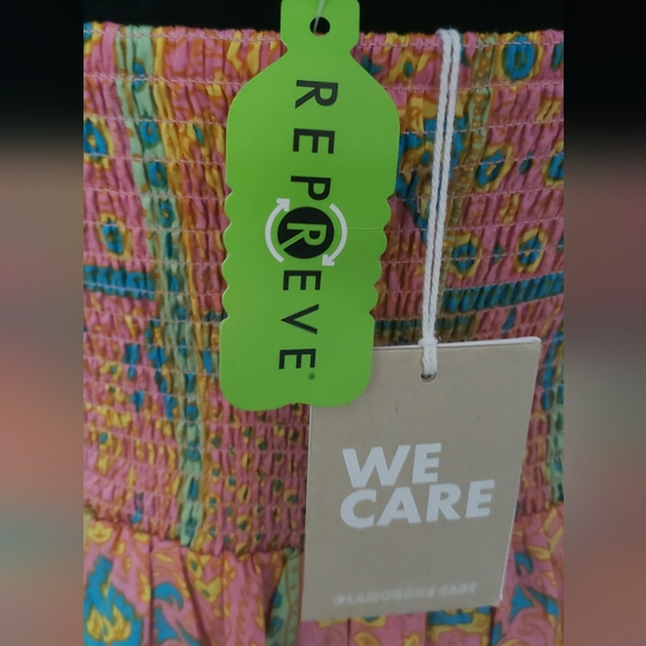 Glamorous Care Bohemian Multicolor Maxi Dress Made Of Recycled Cotton - Picture 6 of 10